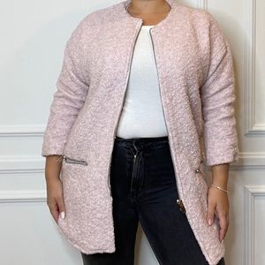 Pink shirt but jacket size medium